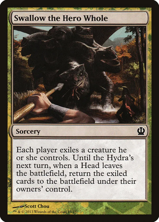 Swallow the Hero Whole Front Face