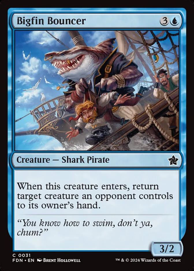Bigfin Bouncer Front Face