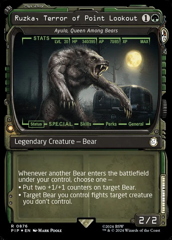 Ayula, Queen Among Bears Front Face