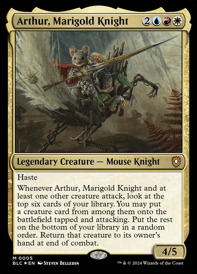 Arthur, Marigold Knight Front Face