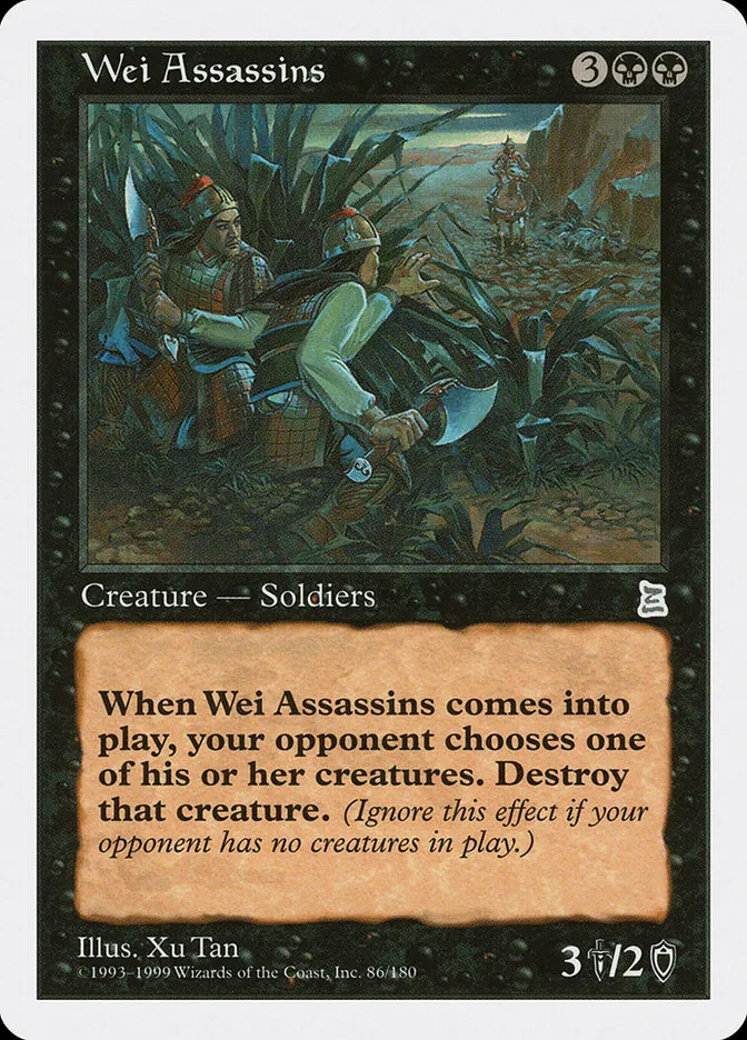 Wei Assassins Front Face
