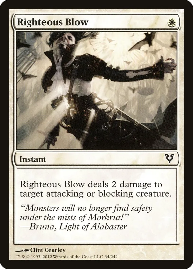 Righteous Blow Front Face