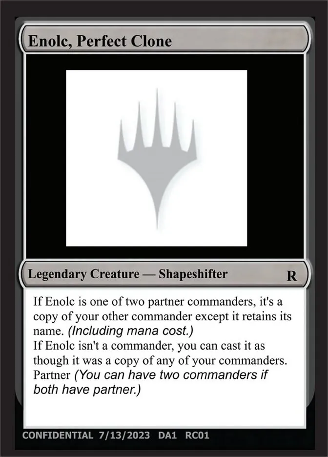 Enolc, Perfect Clone Front Face