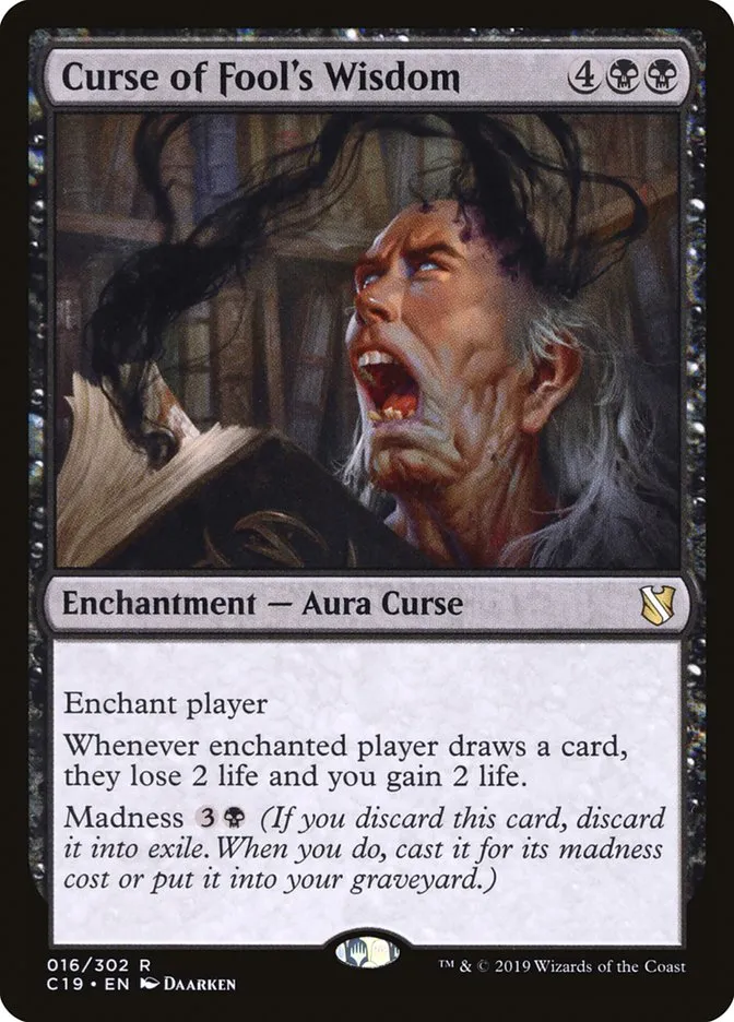 Curse of Fool's Wisdom Front Face