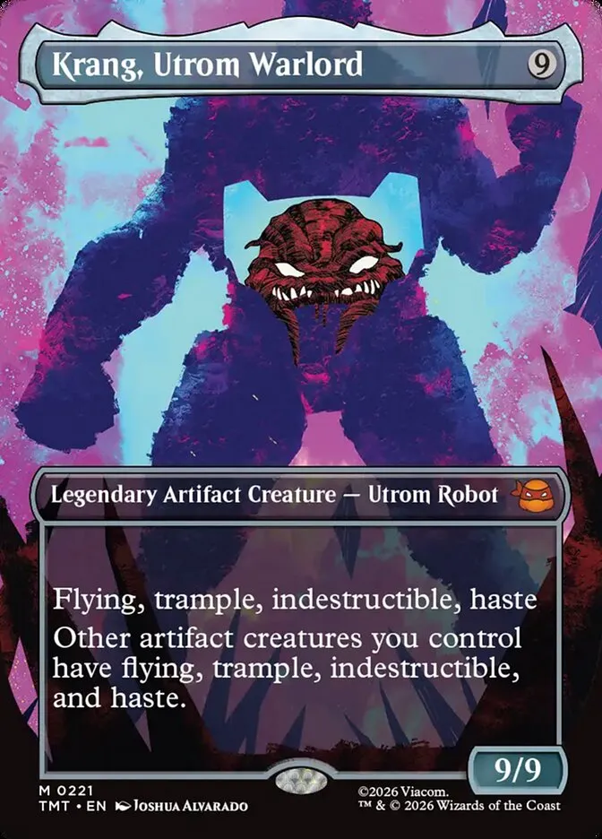 Krang, Utrom Warlord Front Face
