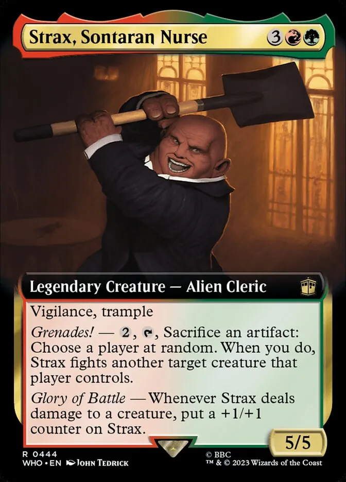 Strax, Sontaran Nurse Front Face