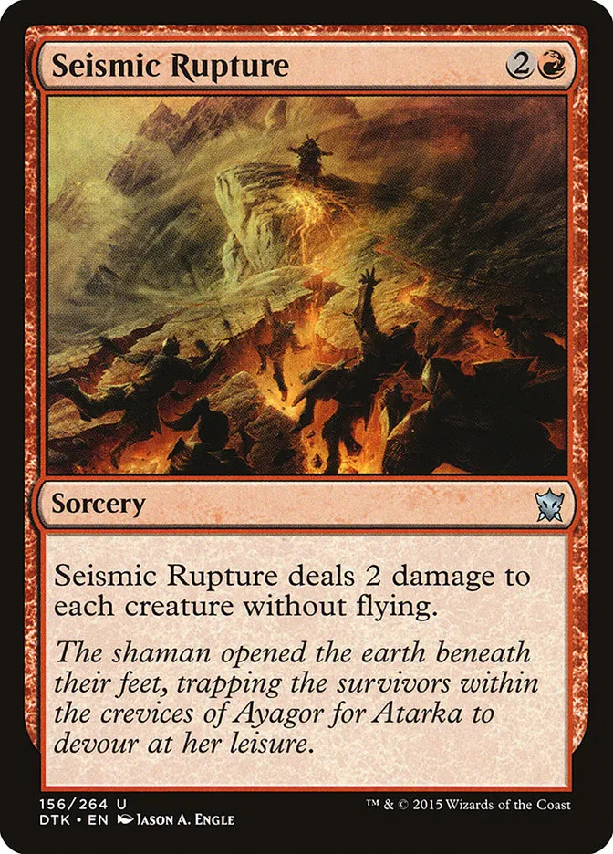 Seismic Rupture Front Face