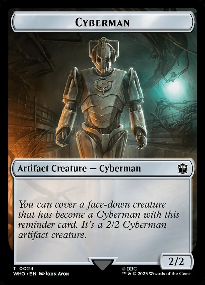 Cyberman Front Face