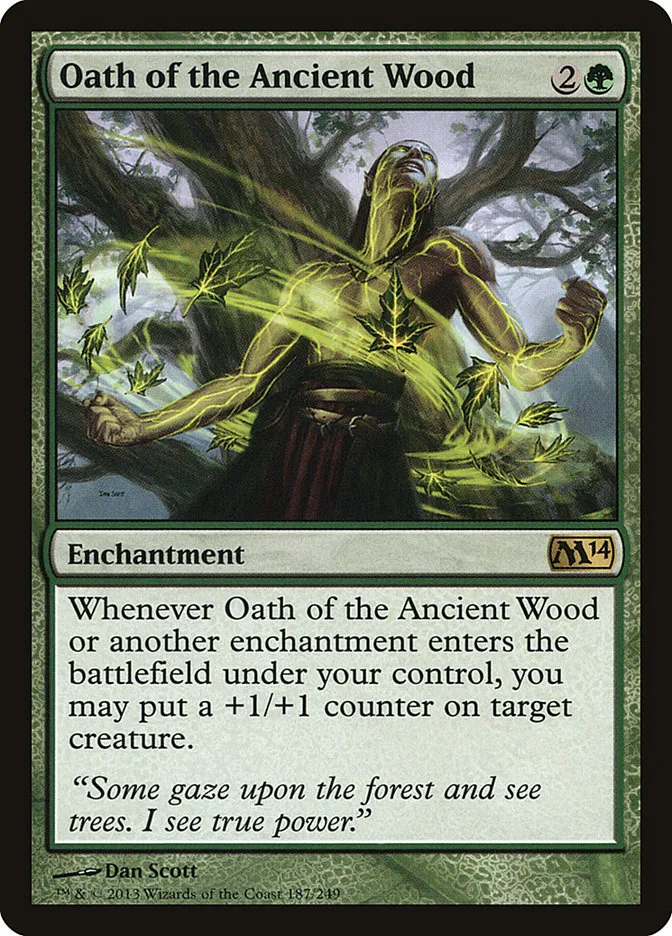 Oath of the Ancient Wood Front Face