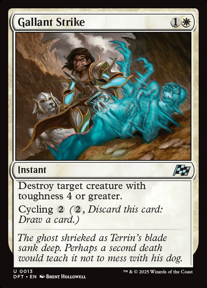 Gallant Strike Front Face