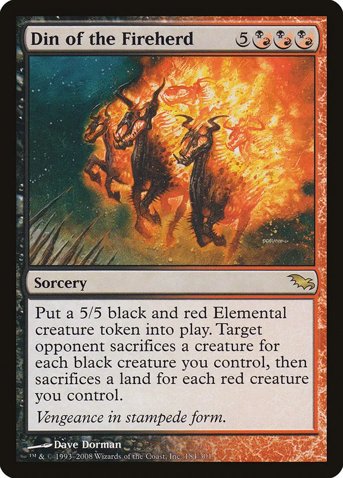 Din of the Fireherd Front Face