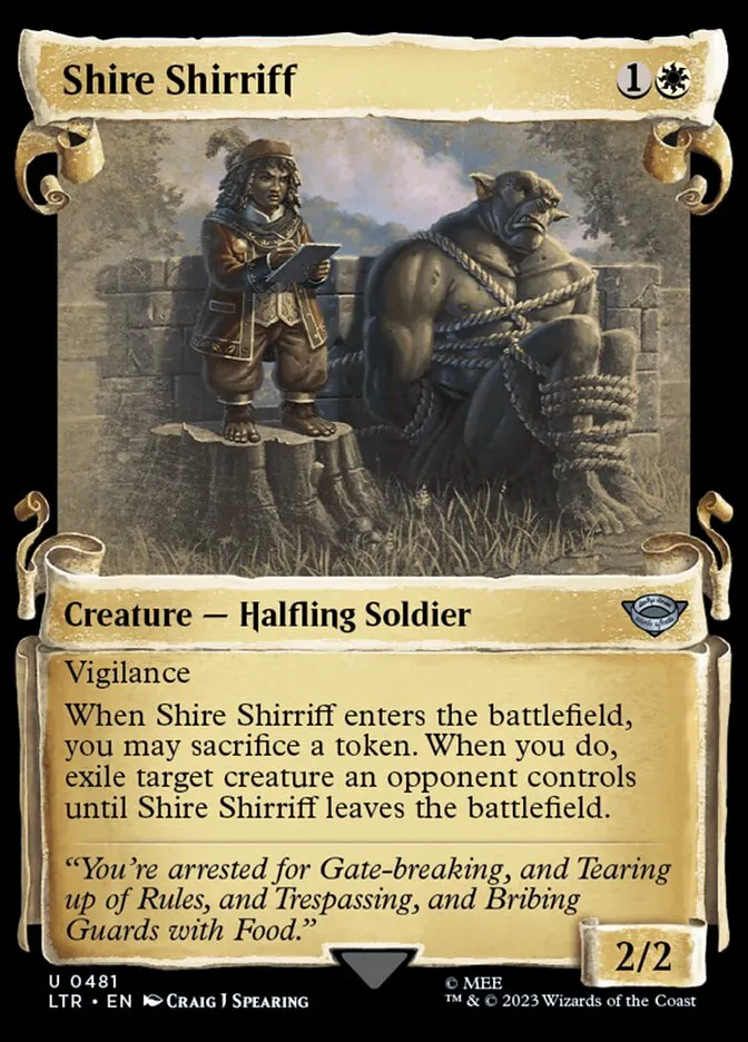 Shire Shirriff Front Face