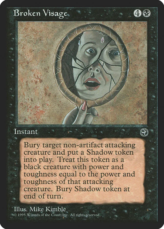 Broken Visage Front Face