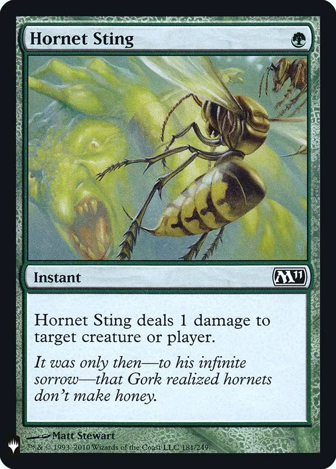 Hornet Sting Front Face