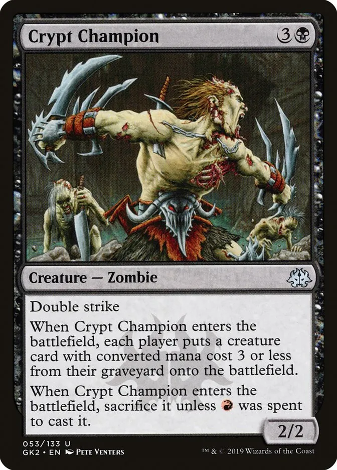 Crypt Champion Front Face