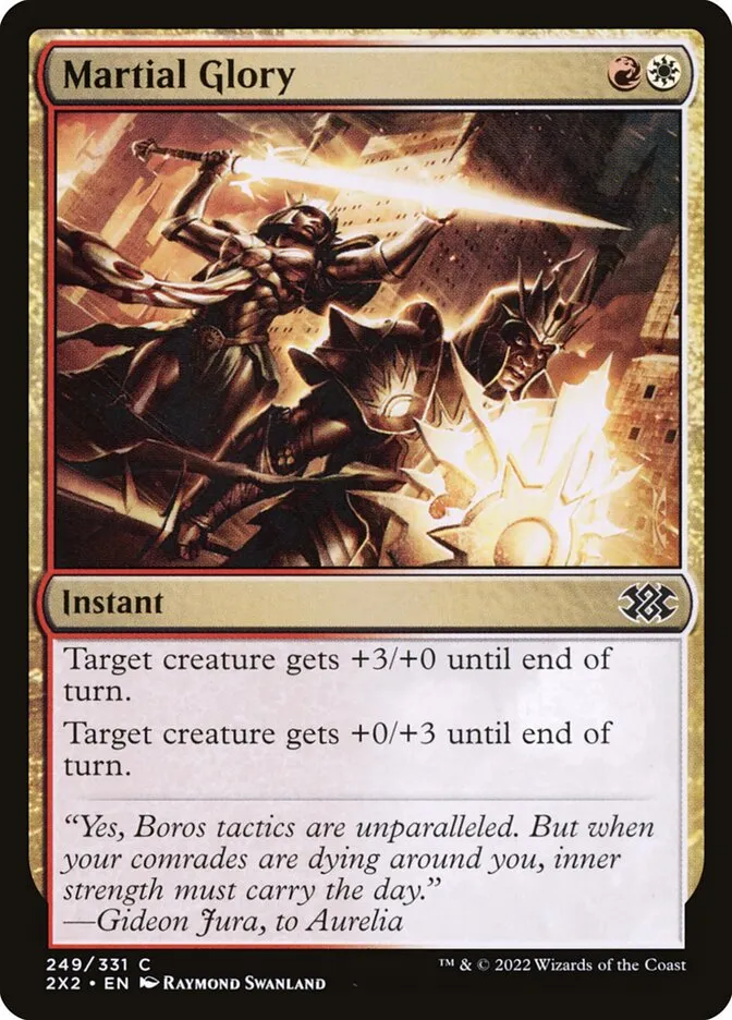 Martial Glory Front Face