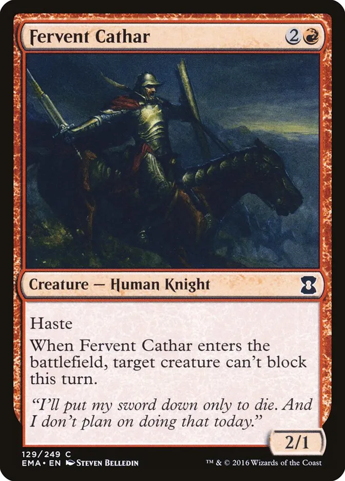 Fervent Cathar Front Face