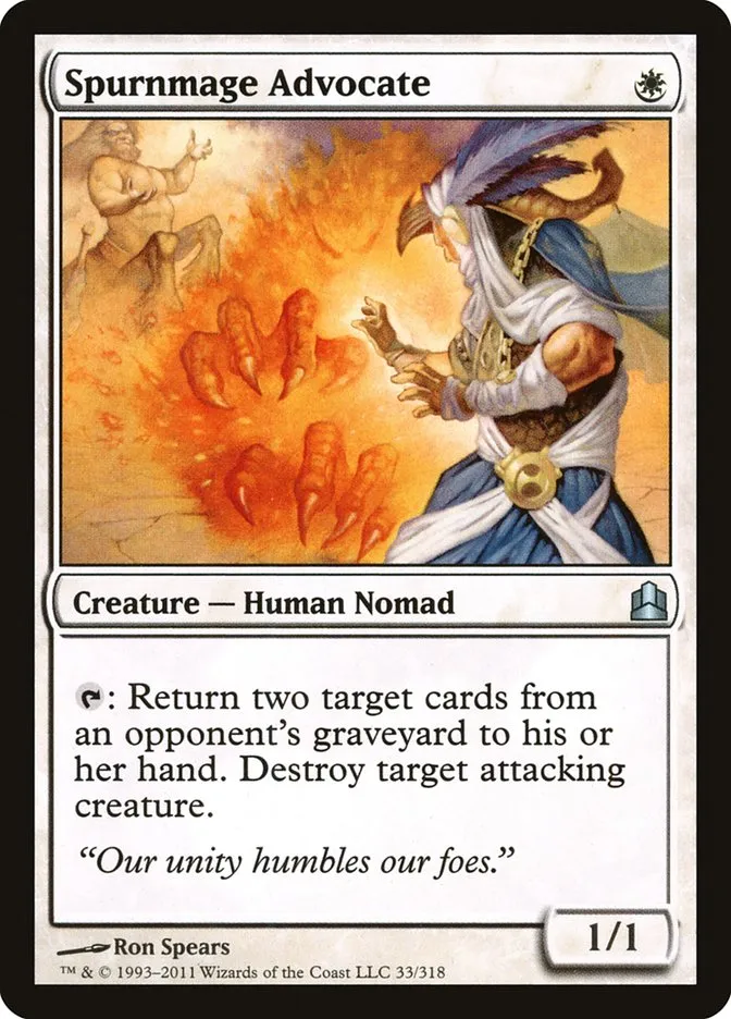 Spurnmage Advocate Front Face