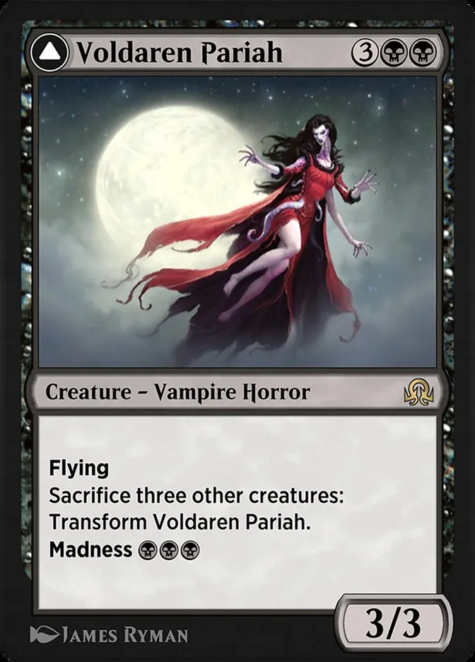 Voldaren Pariah // Abolisher of Bloodlines Front Face