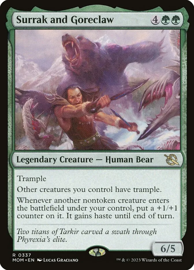 Surrak and Goreclaw Front Face