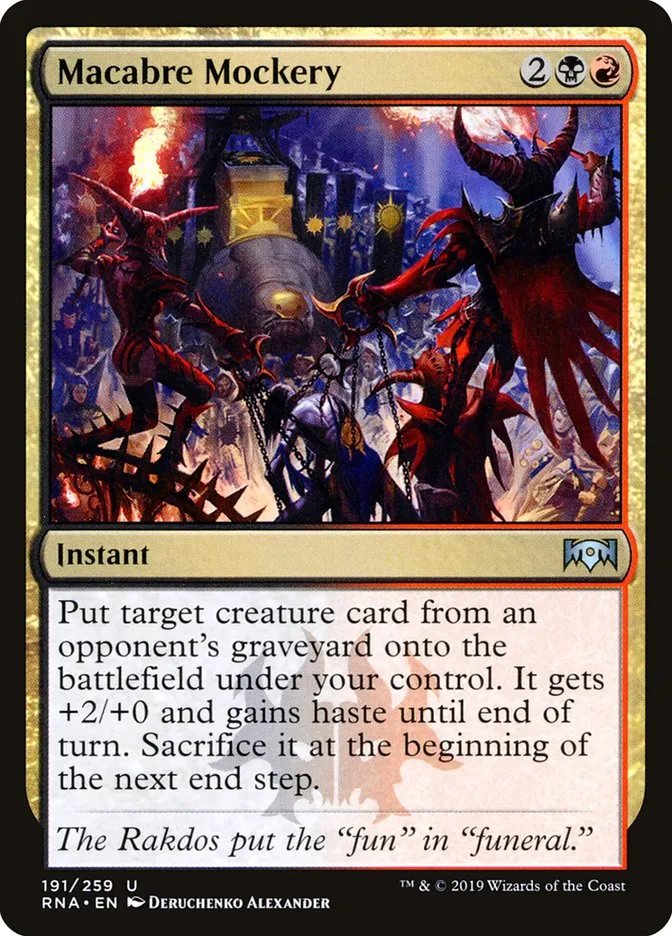 Macabre Mockery Front Face