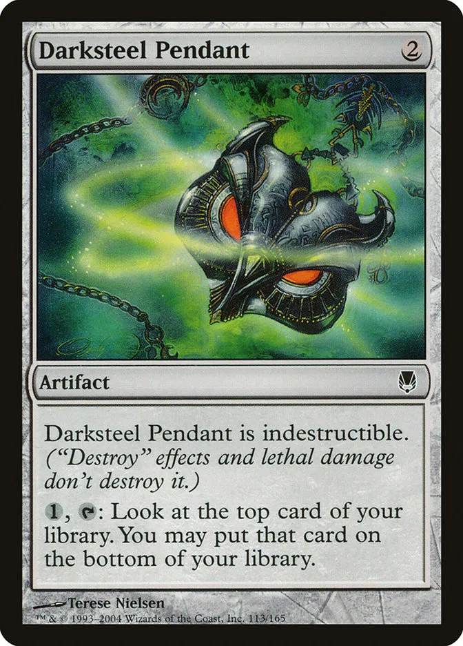 Darksteel Pendant Front Face