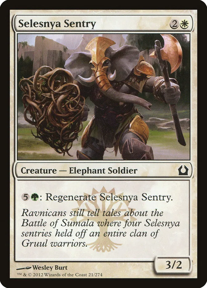 Selesnya Sentry Front Face