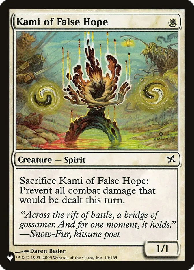 Kami of False Hope Front Face