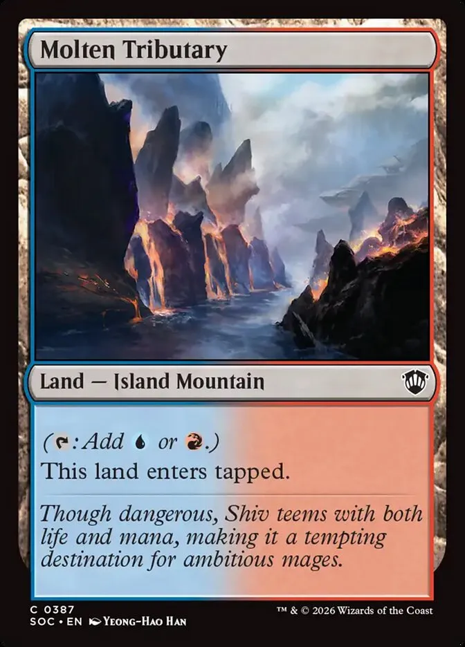 Molten Tributary Front Face