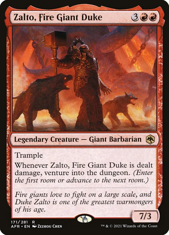 Zalto, Fire Giant Duke Front Face