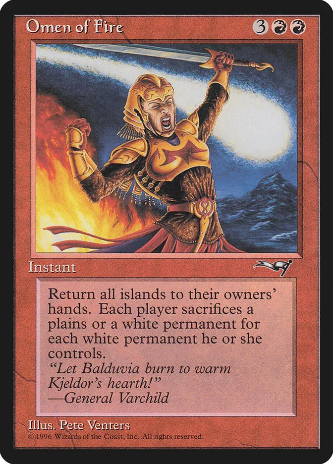 Omen of Fire Front Face