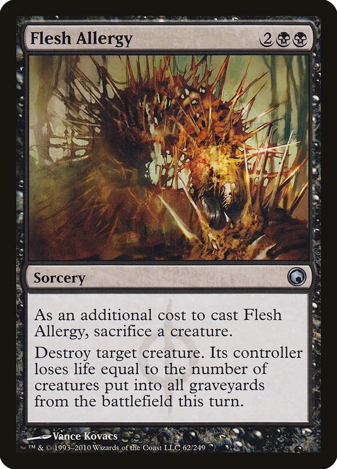 Flesh Allergy Front Face