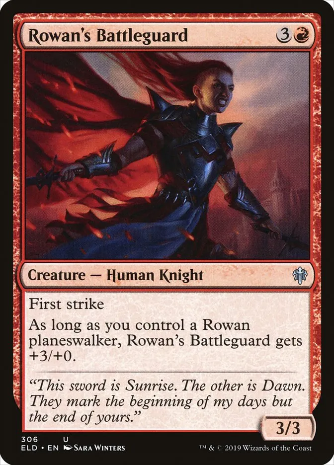 Rowan's Battleguard Front Face