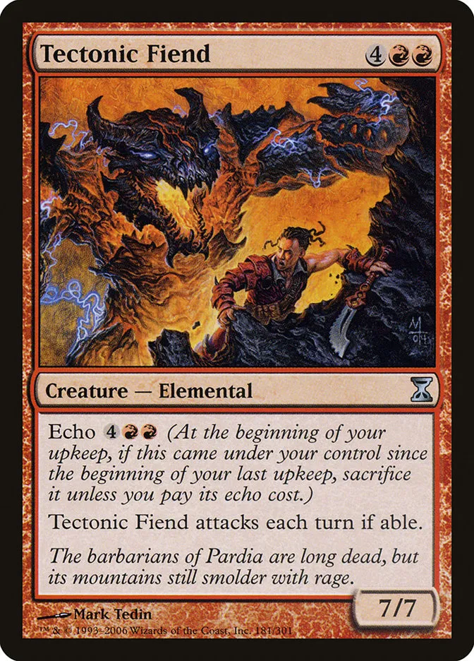 Tectonic Fiend Front Face