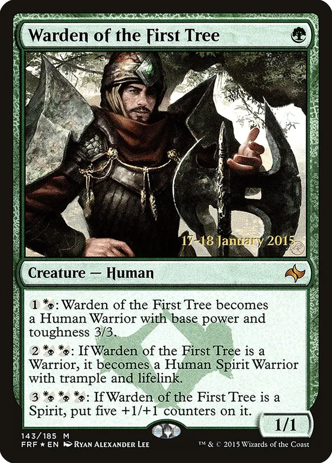 Warden of the First Tree Front Face