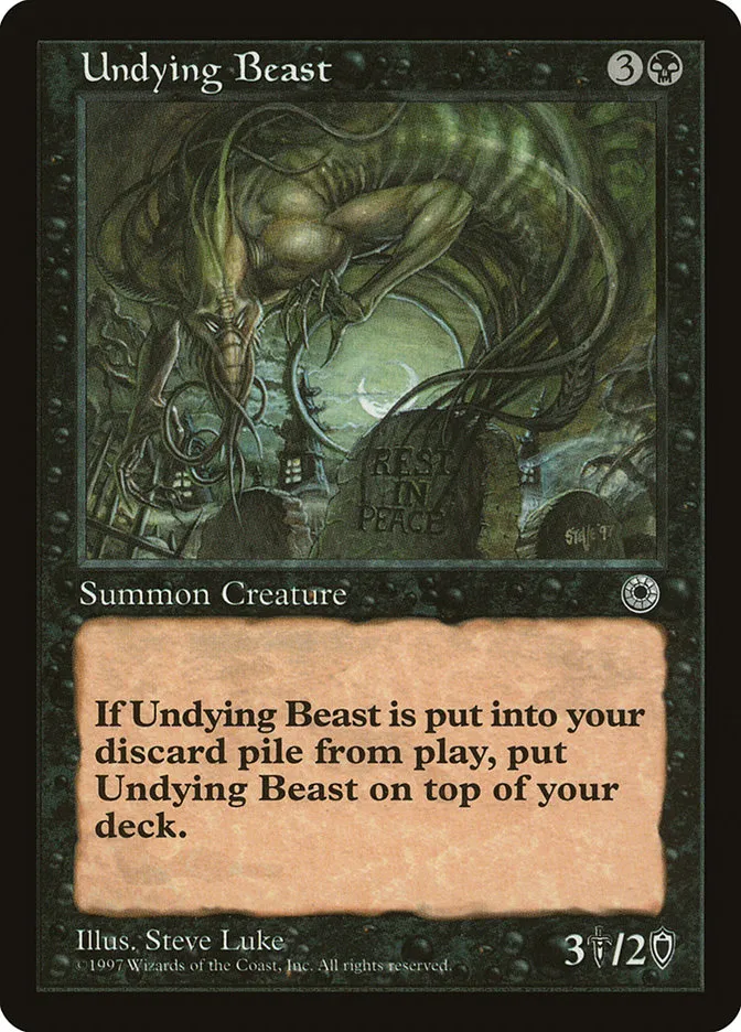 Undying Beast Front Face