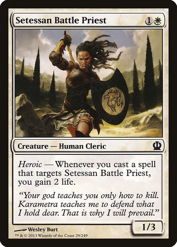 Setessan Battle Priest Front Face