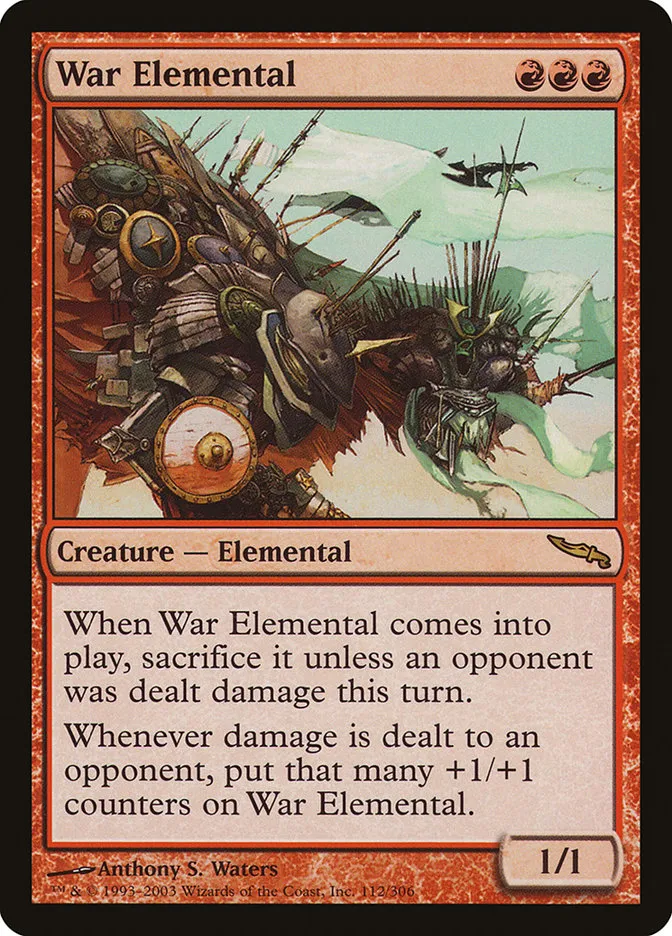 War Elemental Front Face