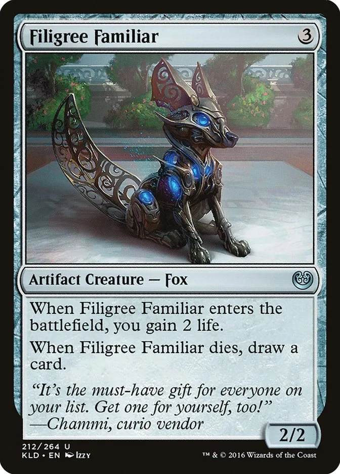 Filigree Familiar Front Face