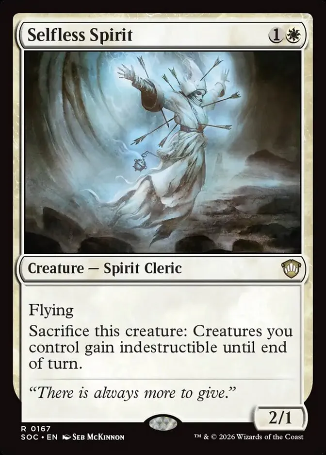 Selfless Spirit Front Face
