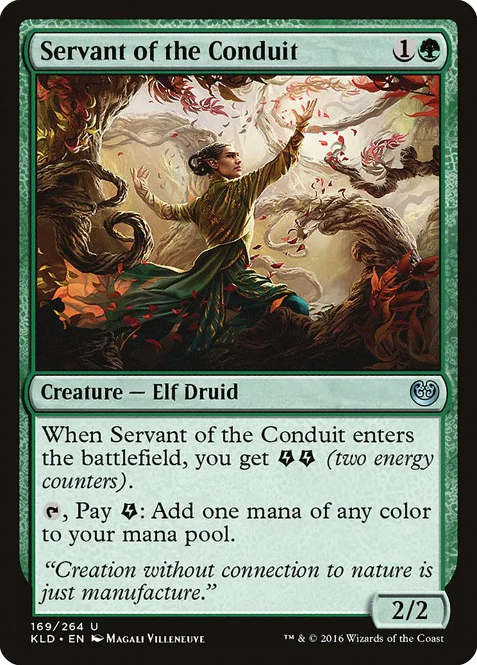 Servant of the Conduit Front Face