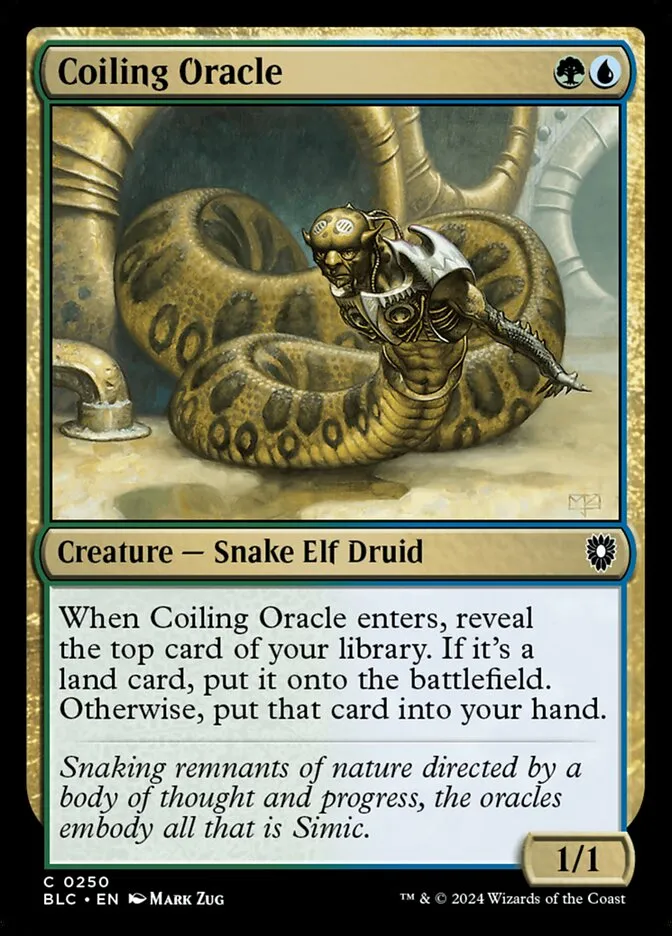 Coiling Oracle Front Face
