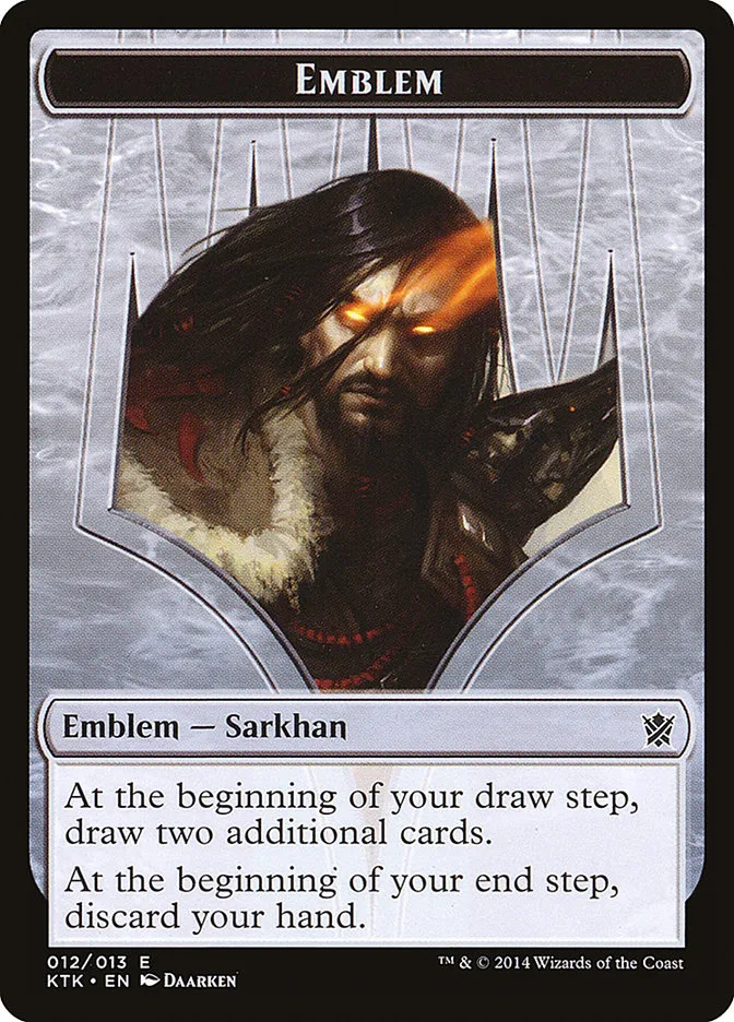 Sarkhan, the Dragonspeaker Emblem Front Face