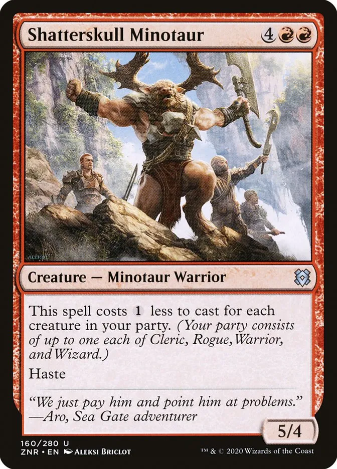 Shatterskull Minotaur Front Face