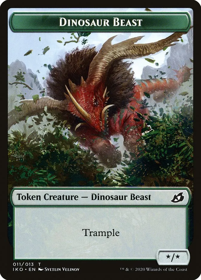 Dinosaur Beast Front Face