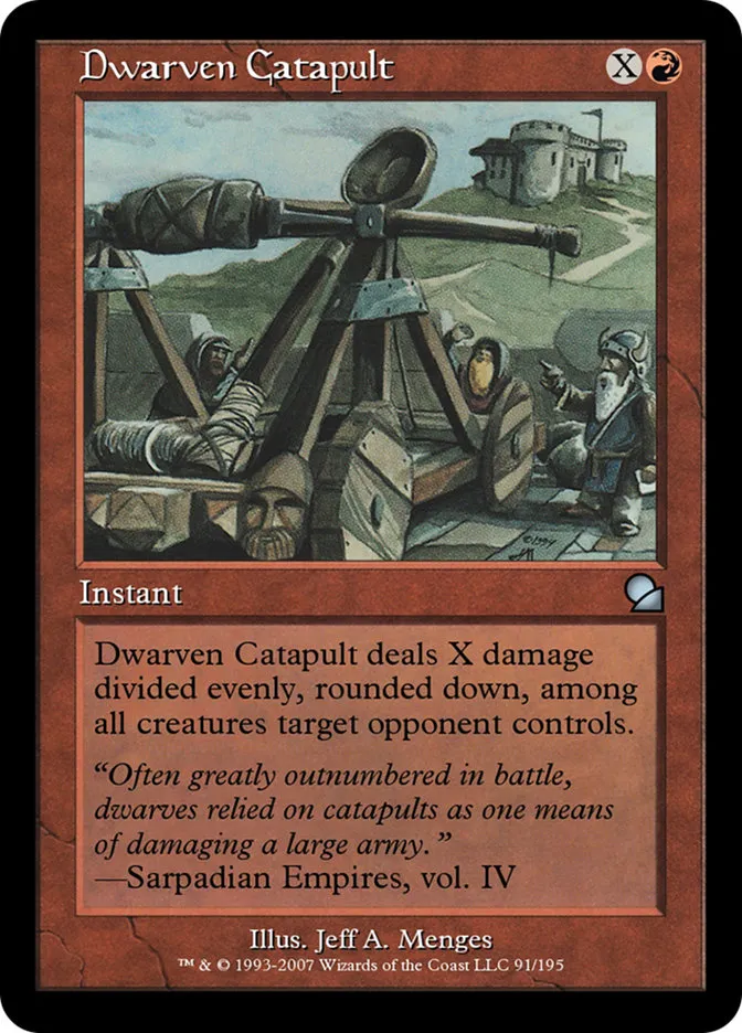 Dwarven Catapult Front Face