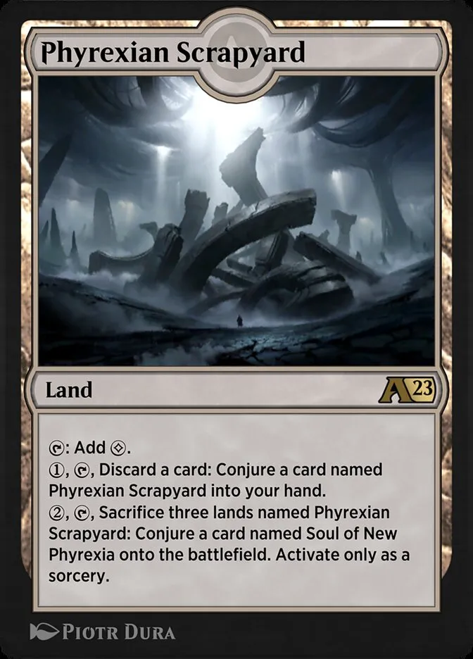 Phyrexian Scrapyard Front Face