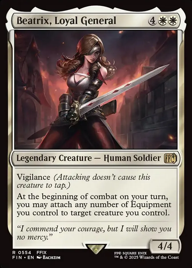 Beatrix, Loyal General Front Face
