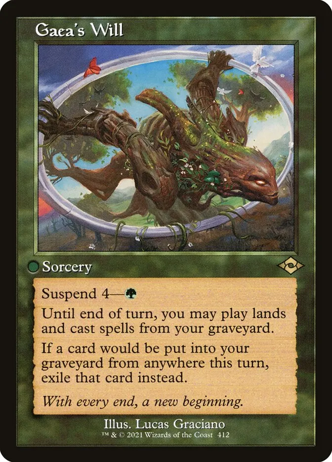 Gaea's Will Front Face