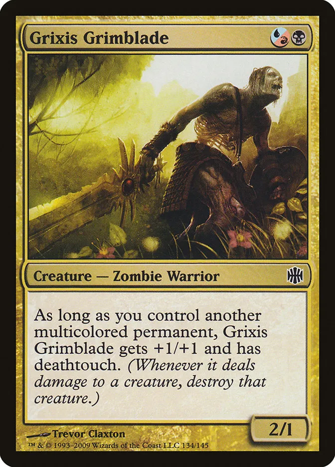 Grixis Grimblade Front Face